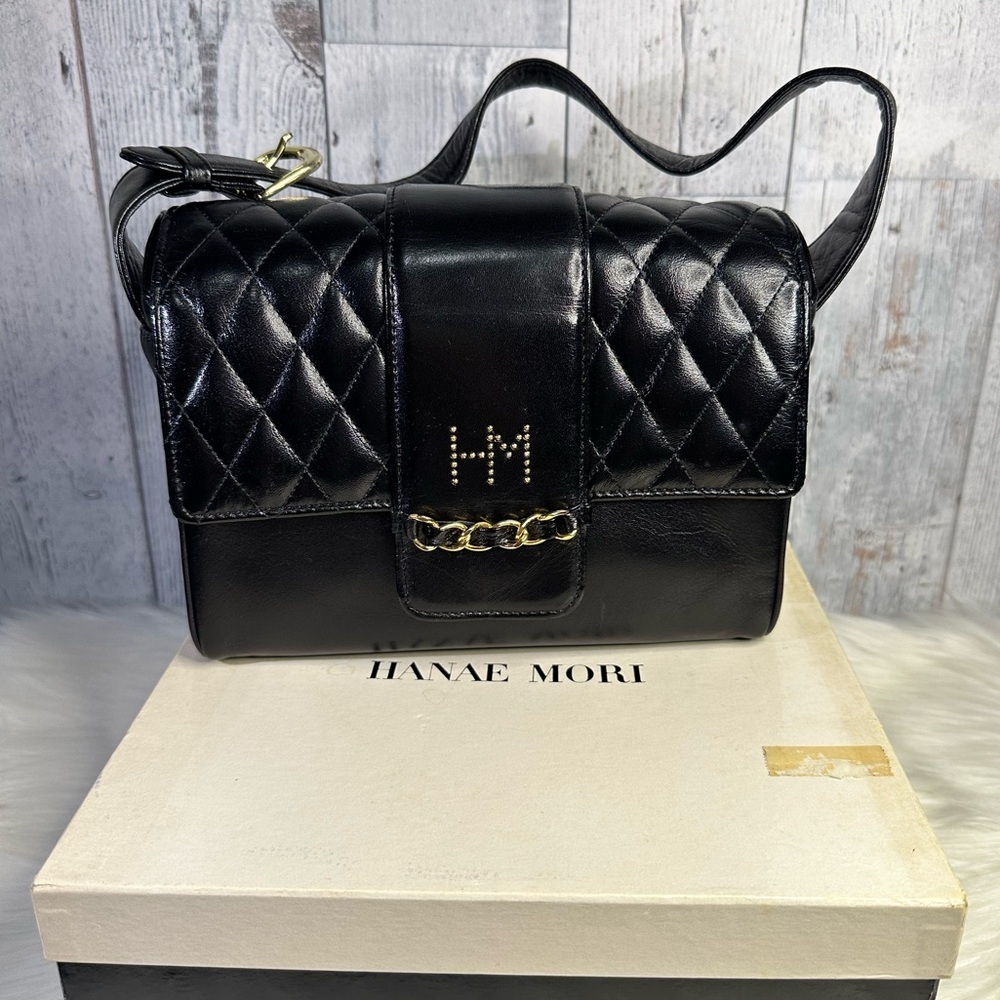 HANAE MORI japanese brand purse in black